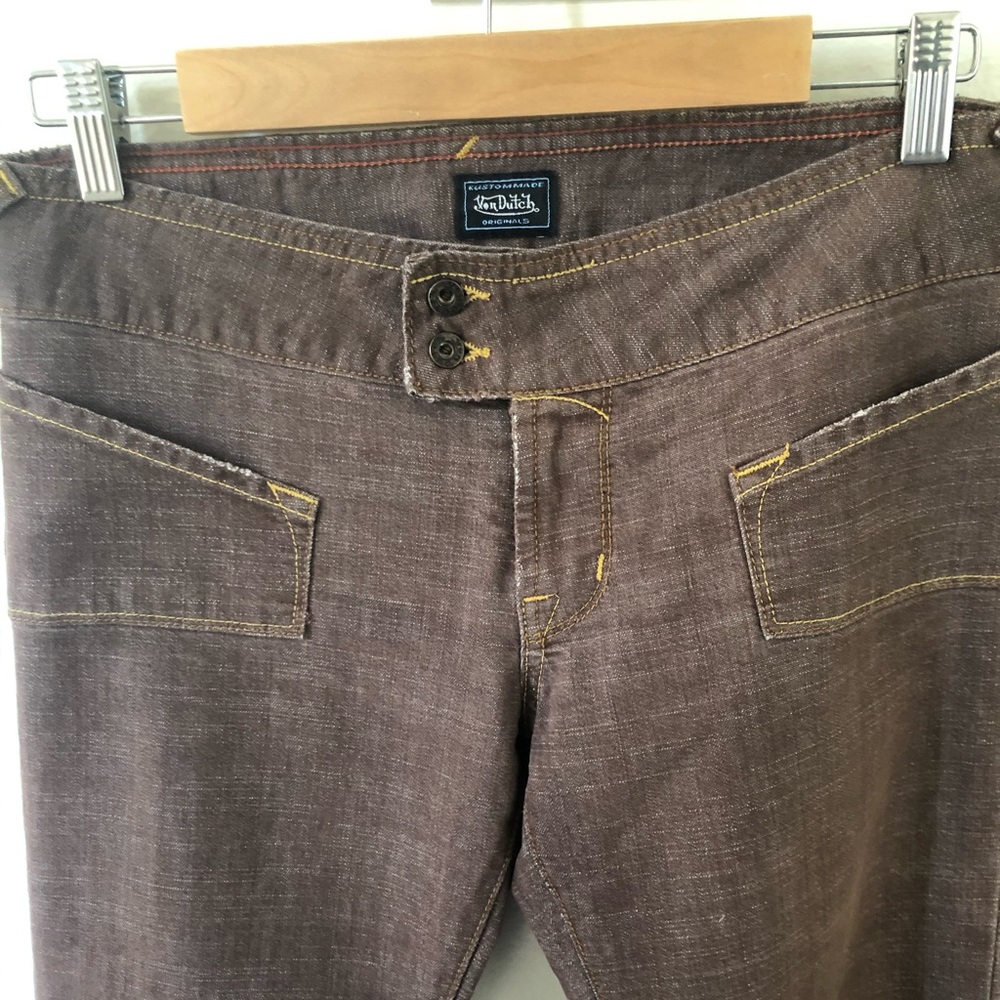 vintage y2k von dutch jeans
